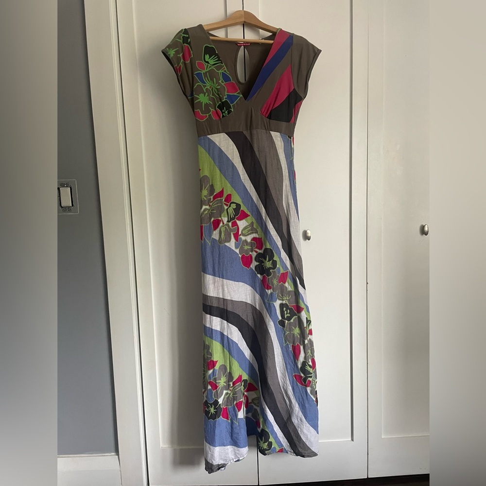Beautiful Dept mixed media maxi dress, size L (I would say M)